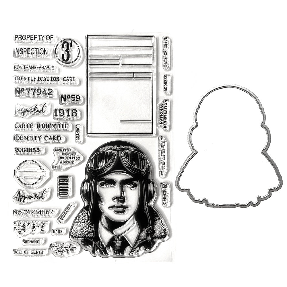 Elizabeth Crafts - Clear Stamp and Die set - The property of