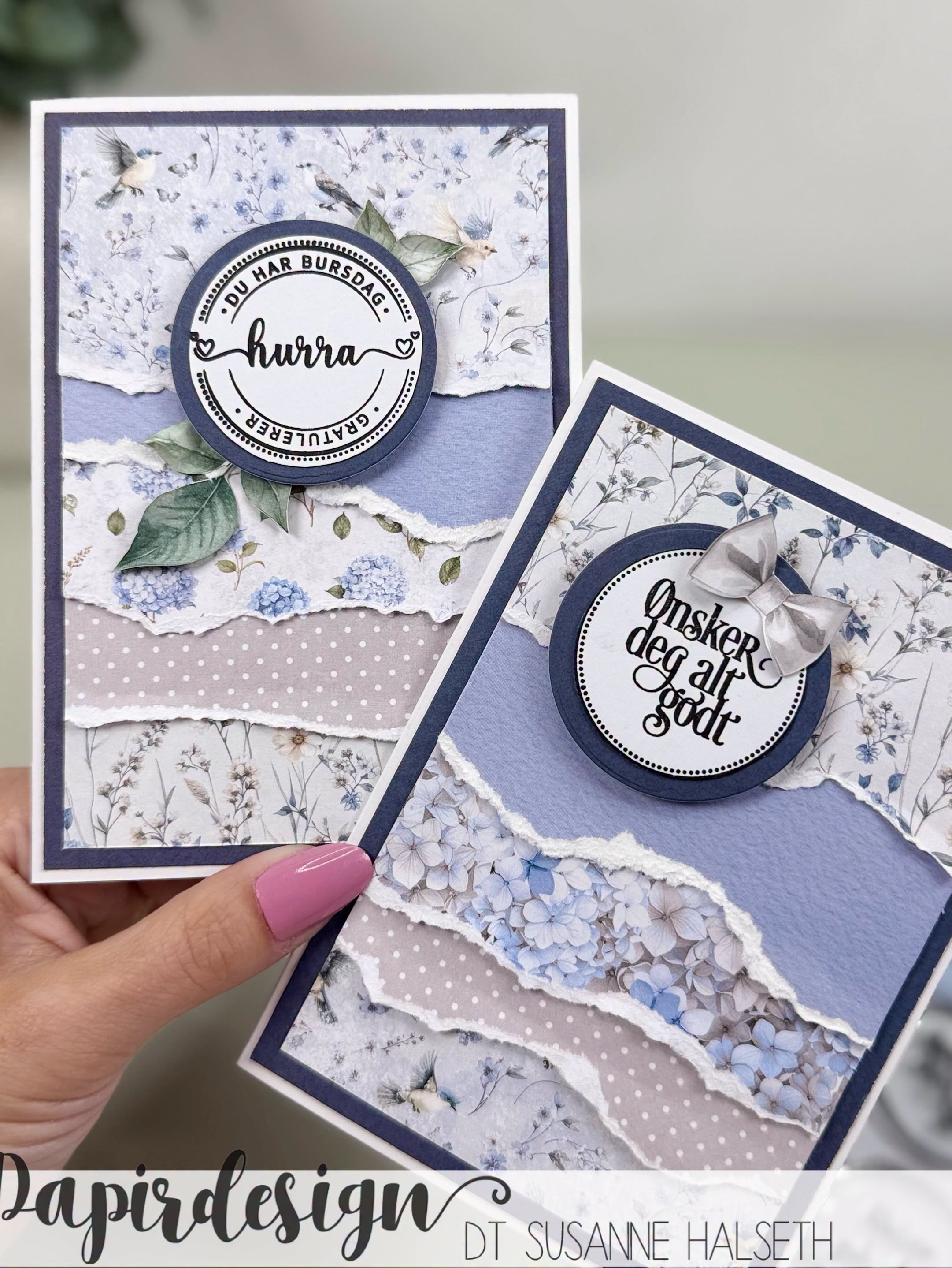 Papirdesign - Clear stamp - Runde stempler 2