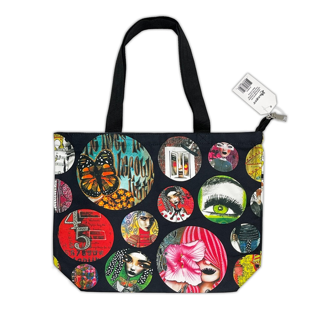 Dylusions - Zipper Tote Bag