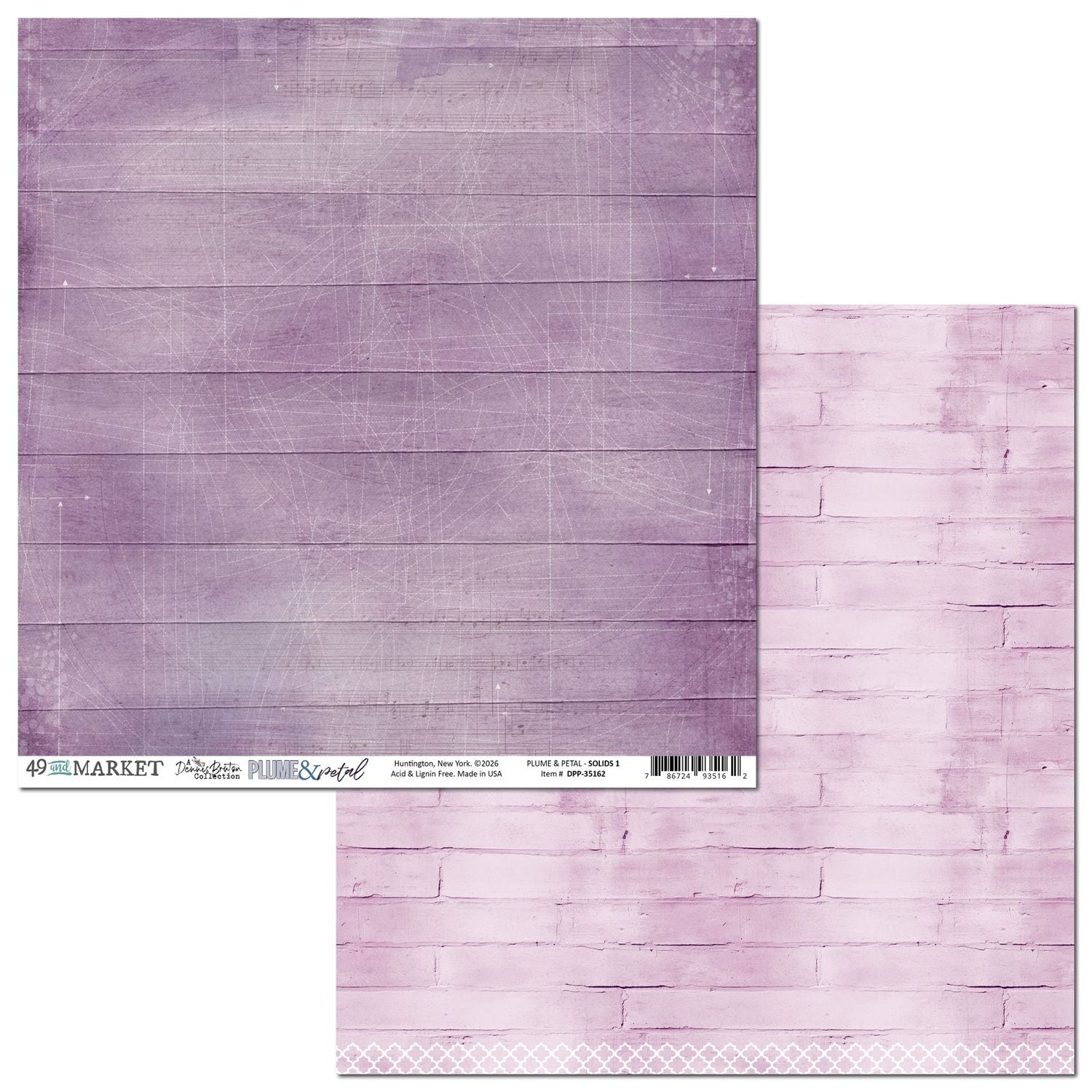 49 and Market - Plume & Petal - Solids Collection Pack - 12 x 12"