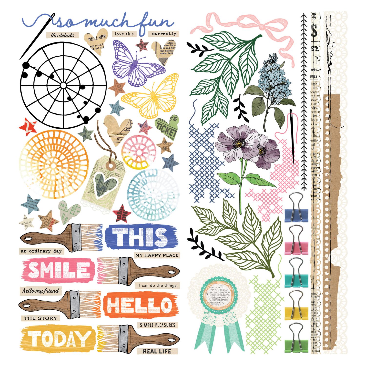 49 and Market - Artful Moments - Laser Cut - Elements