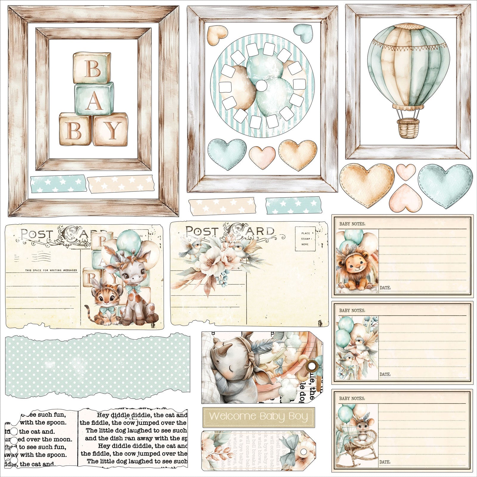 49 and Market - All in one kit - Little Dreamers SPICE - 12 x 12"