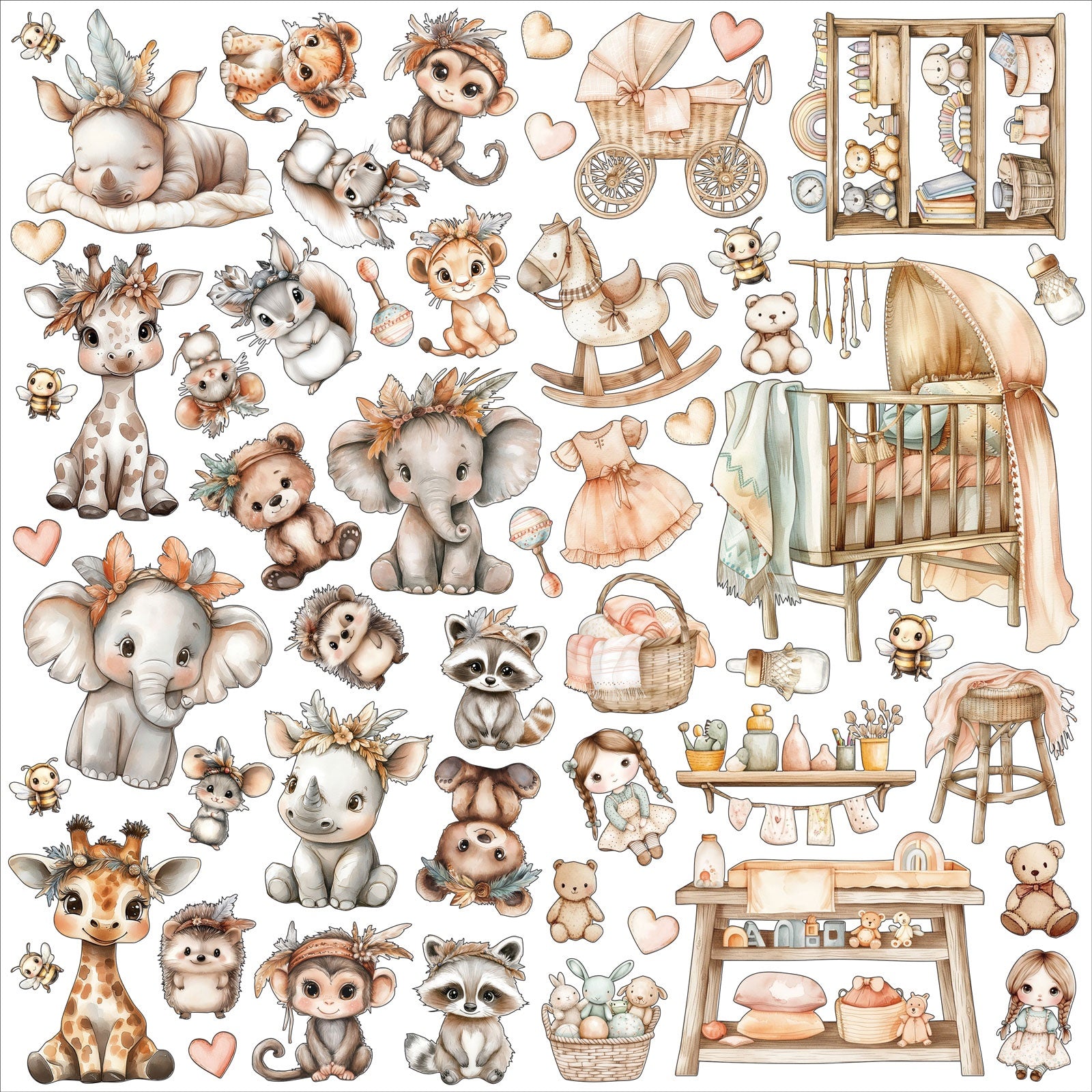 49 and Market - All in one kit - Little Dreamers SUGAR - 12 x 12"