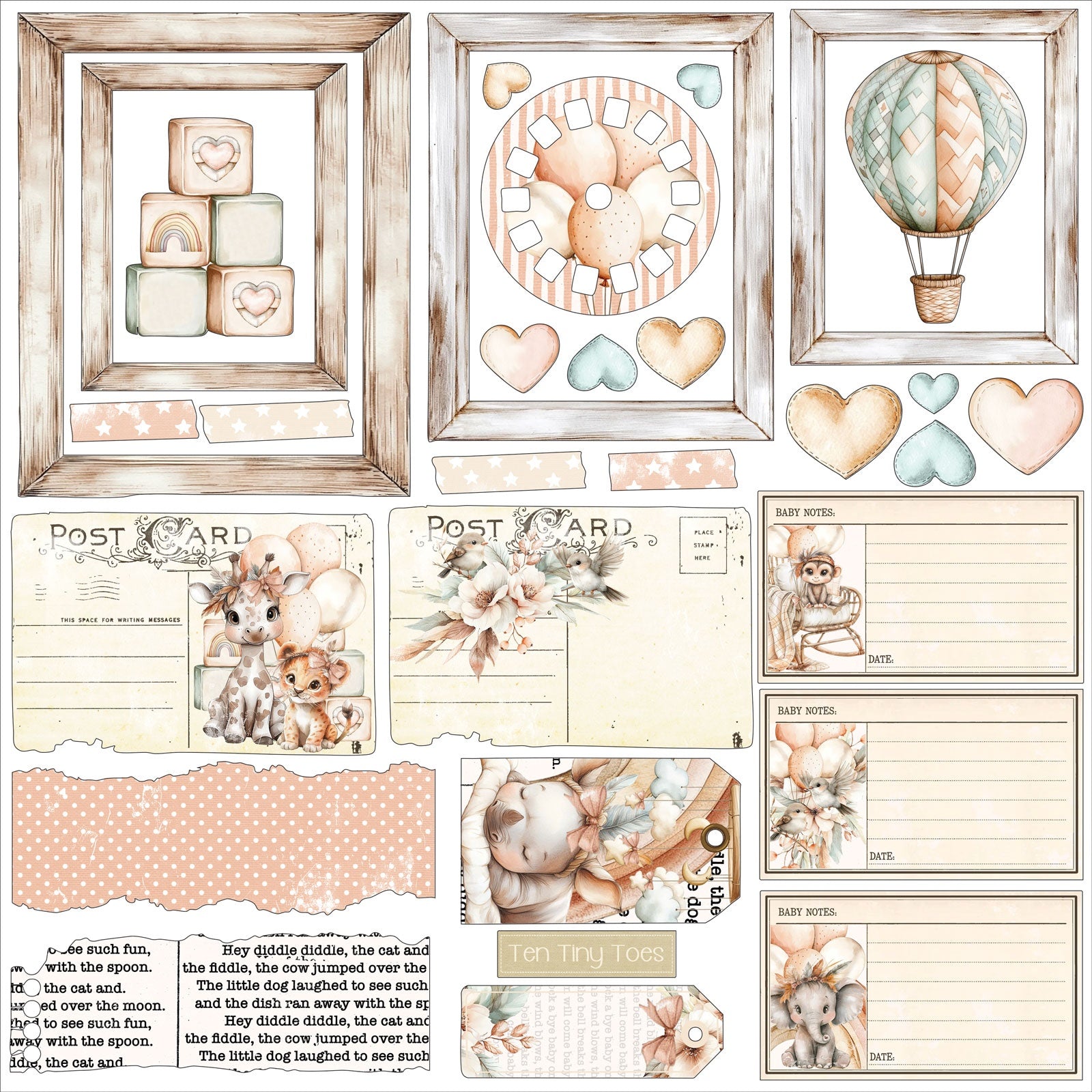 49 and Market - All in one kit - Little Dreamers SUGAR - 12 x 12"