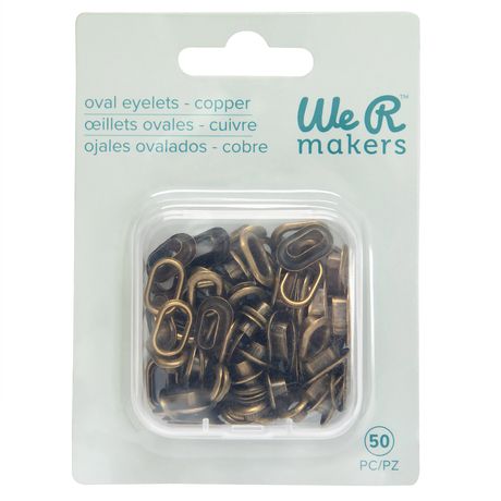 We R Memory Keepers - Oval eyelets - Copper