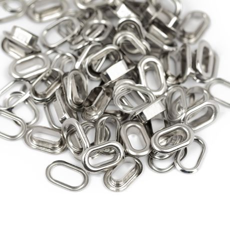 We R Memory Keepers - Oval eyelets - Silver
