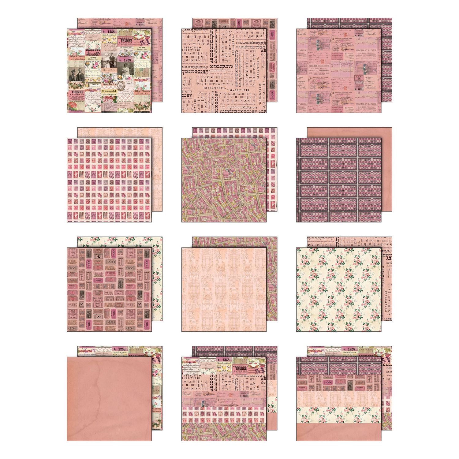 Tim Holtz - Idea-ology - Palette Collection - 8 x 8 " - Pink