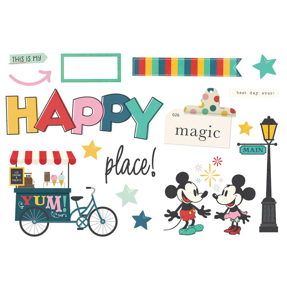 Simple Stories - Happiest place - Page Pieces