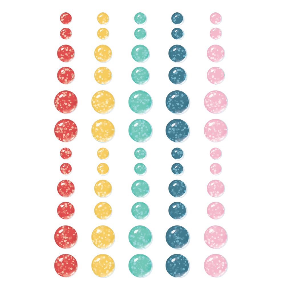 Simple Stories - Happiest place - Enamel Dots