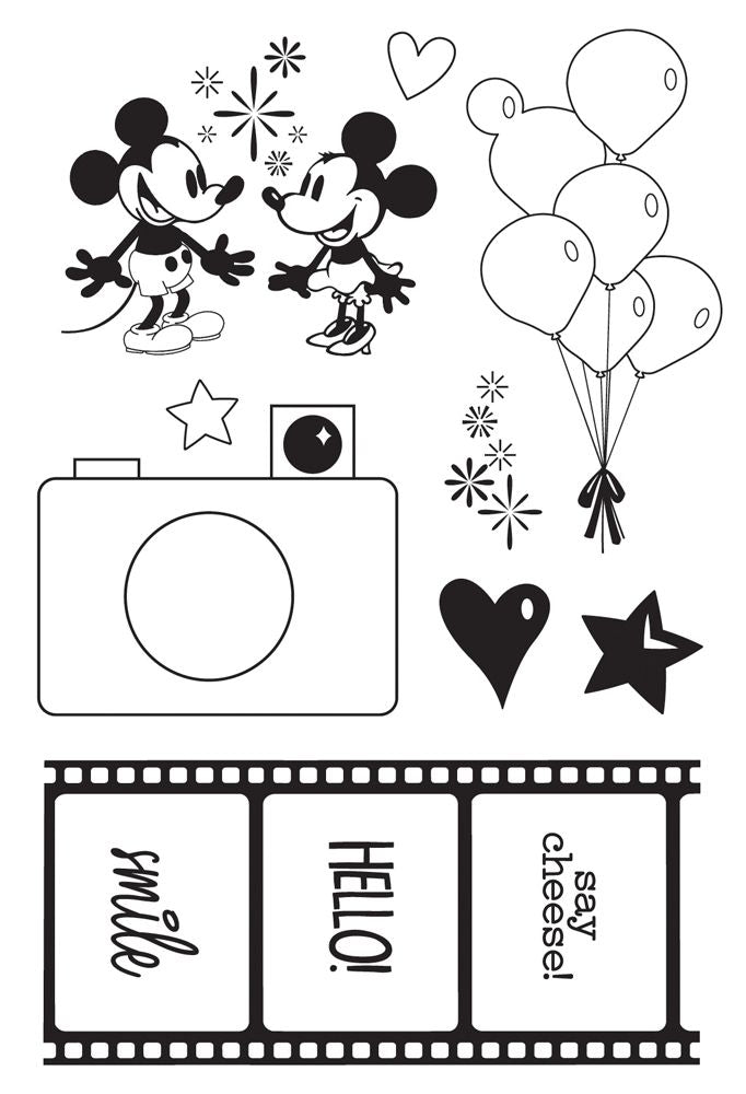 Simple Stories - Happiest place - Clear Stamps - Hello Magic!
