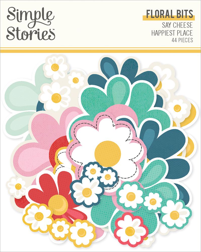 Simple Stories - Happiest place - Bits and pieces - Floral