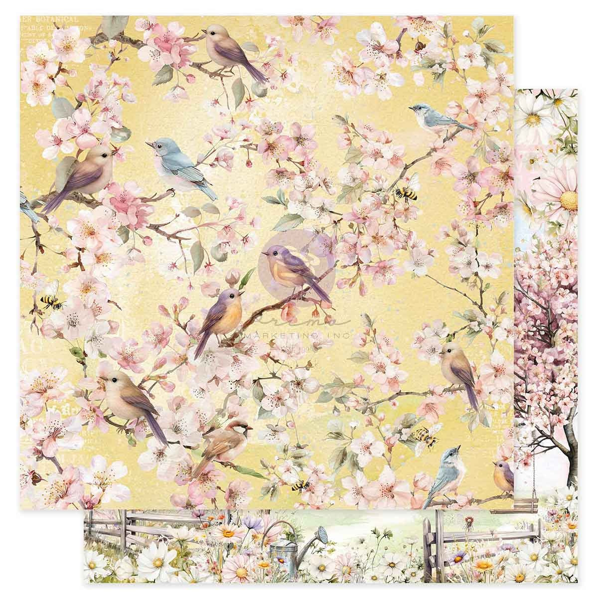 Prima - Among the wildflowers - Birdsong in bloom - 12 x 12"