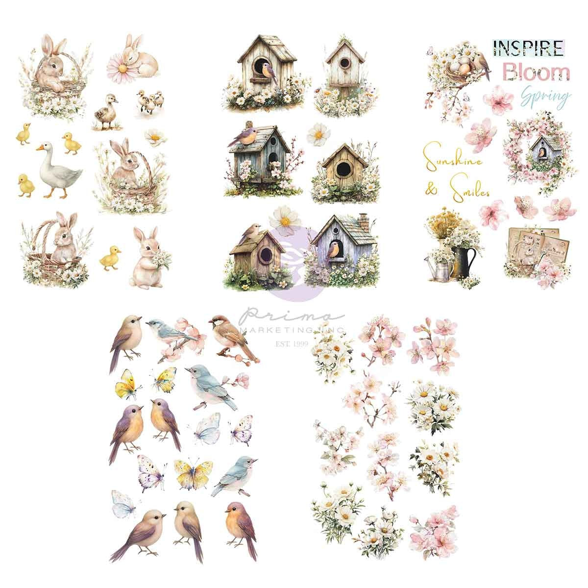 Prima - Among the wildflowers - Sticker sheets