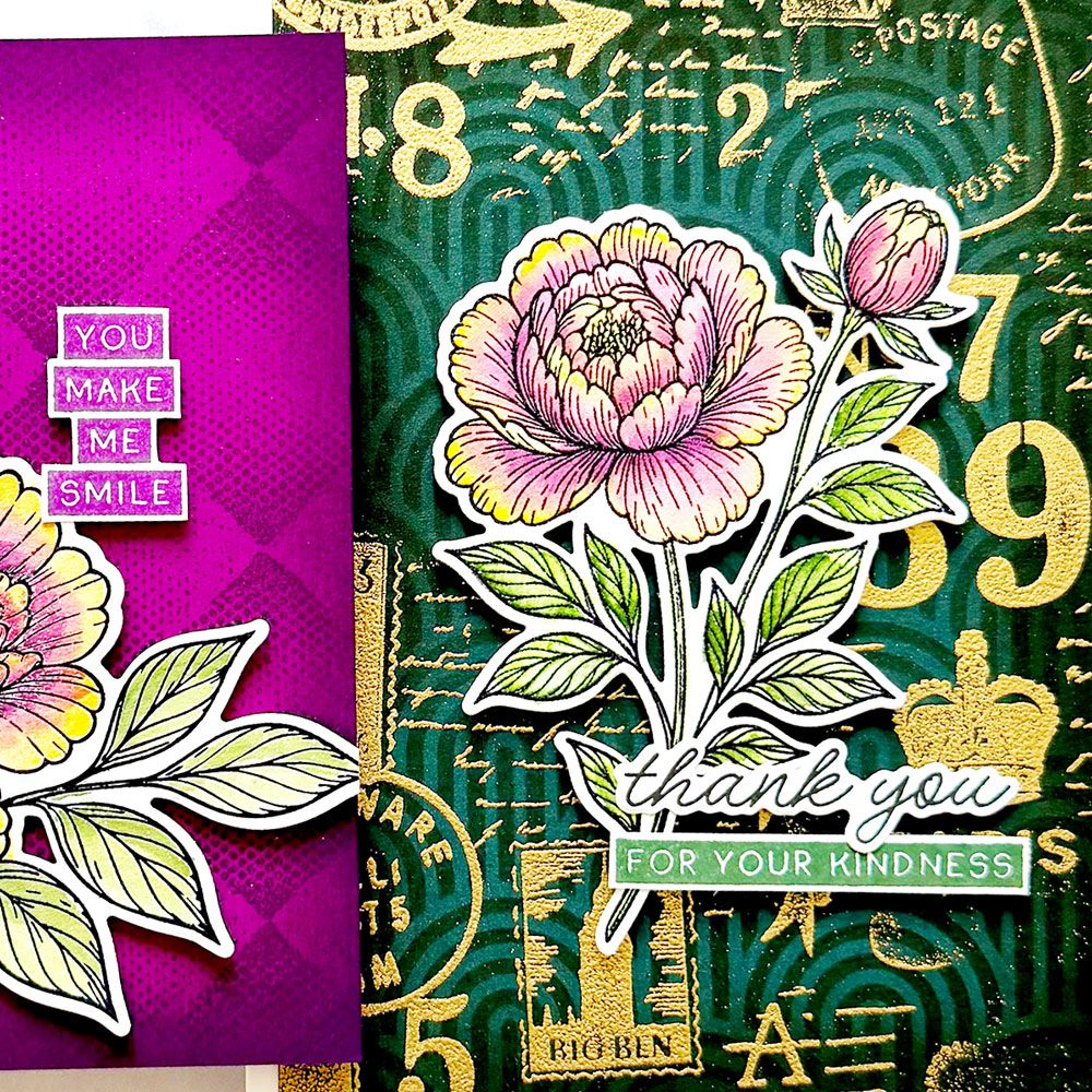 Simon Hurley Create - Layering Stencil 6"X6" - Happy Arches