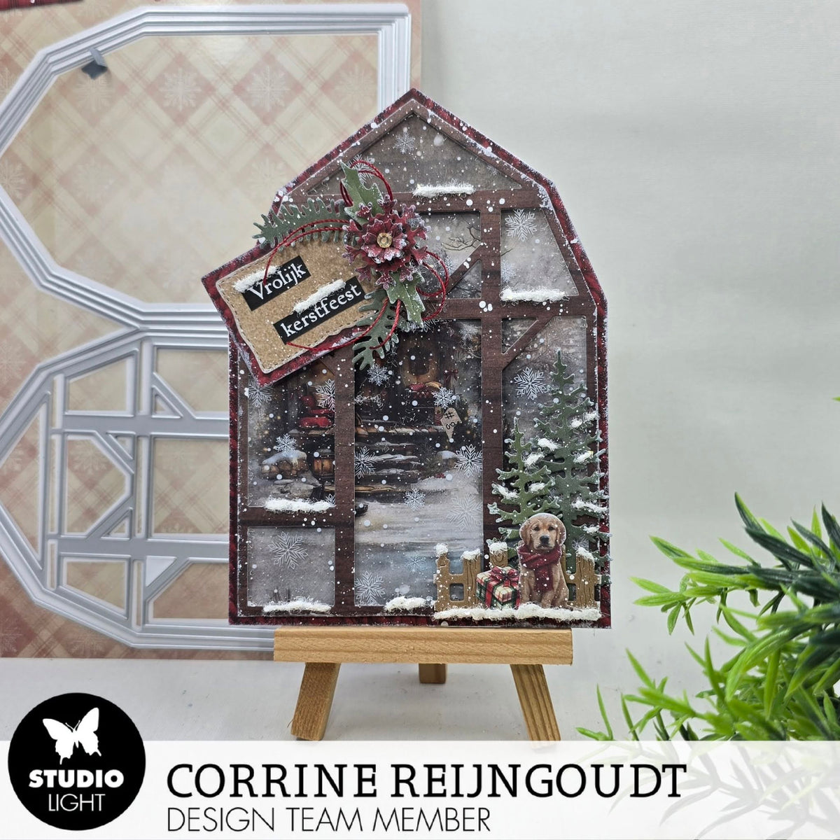 Studiolight - Cottage Christmas - Dies Card Shape - Barn