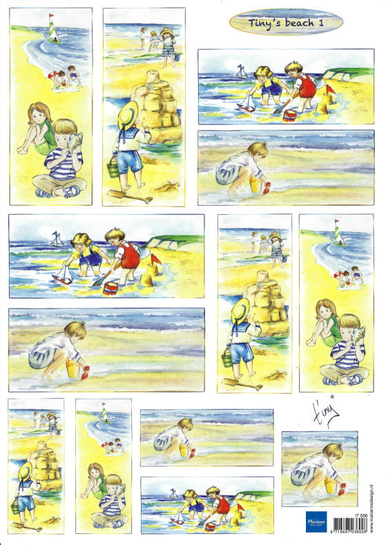 Marianne Design - Utklippsark - Tiny's Beach 1