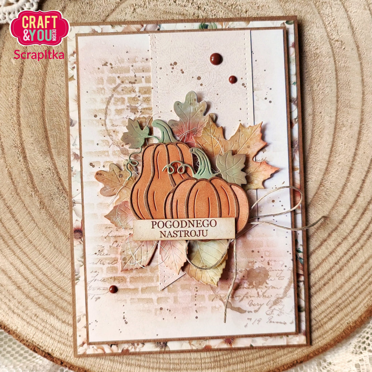 Craft and You - Dies - Two Pumpkins