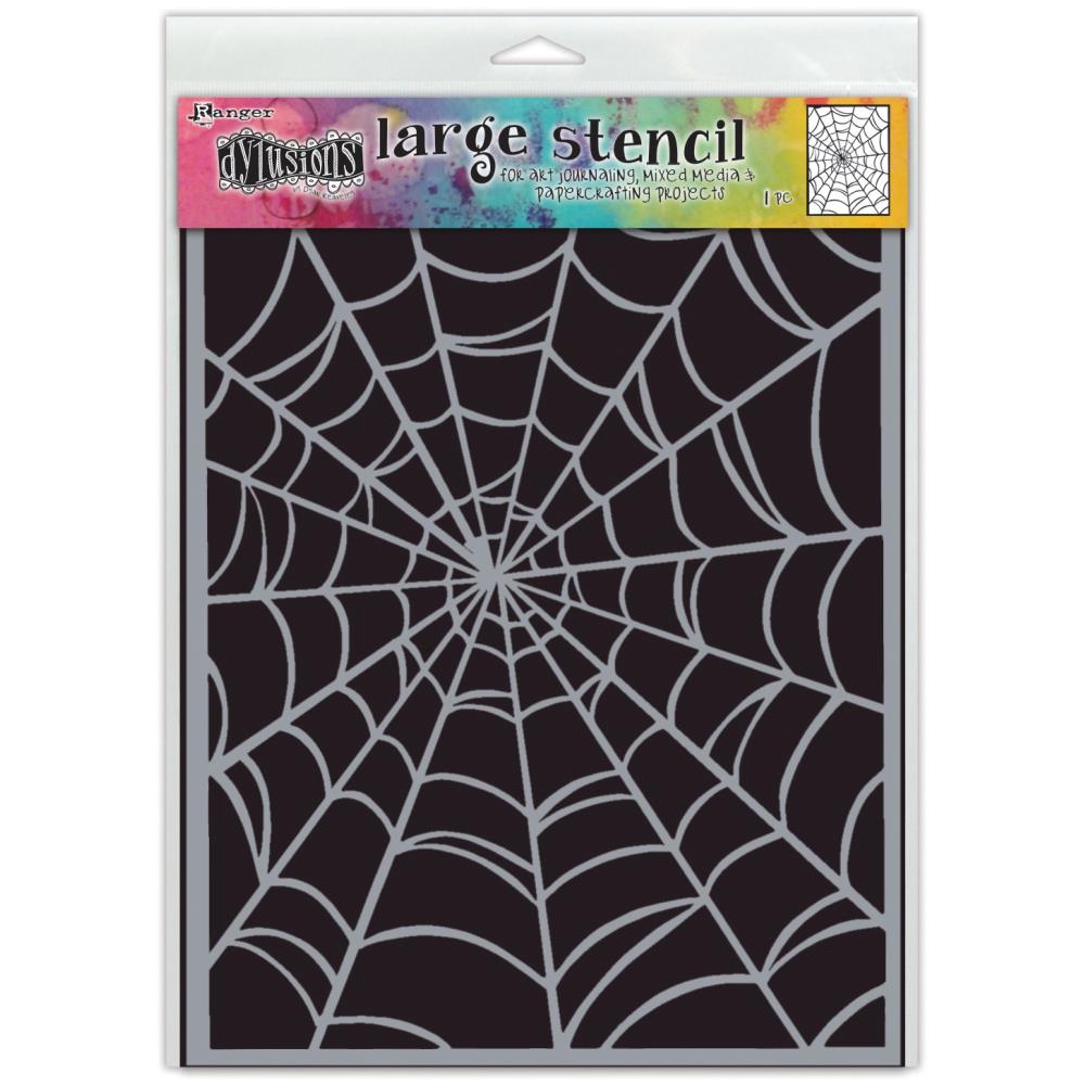 Dylusions - Large Stencil - Webs