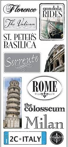 Creative Imaginations - Italy - Stickers