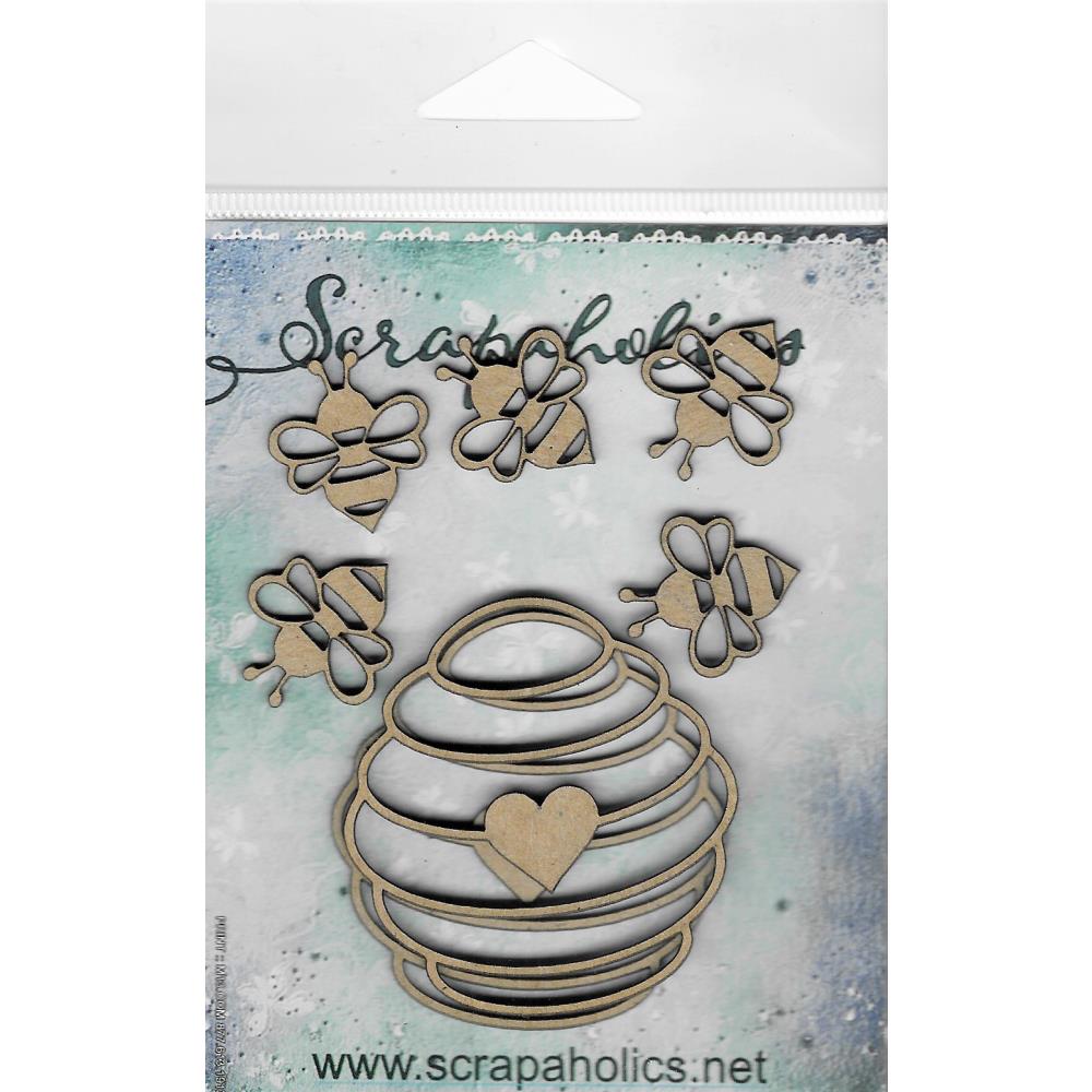 Scrapaholics - Chipboard - Beehives