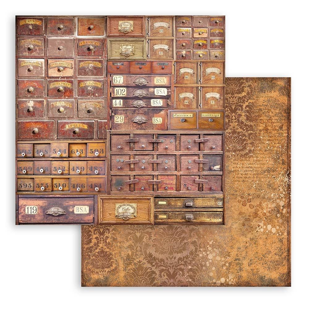 Stamperia  - Coffee and chocolate - Paper Pad  10 pk - 12 x 12"