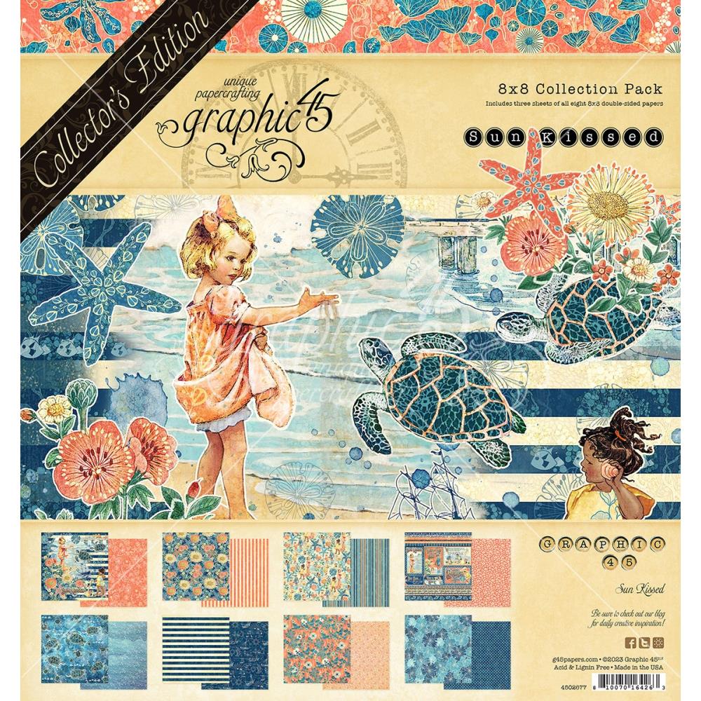 Graphic 45 - Sun Kissed - Collectors Edition - Paper Pad 8x8"