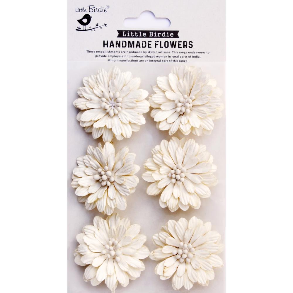 Little Birdie - Astra paper flowers - Ivory Pearl