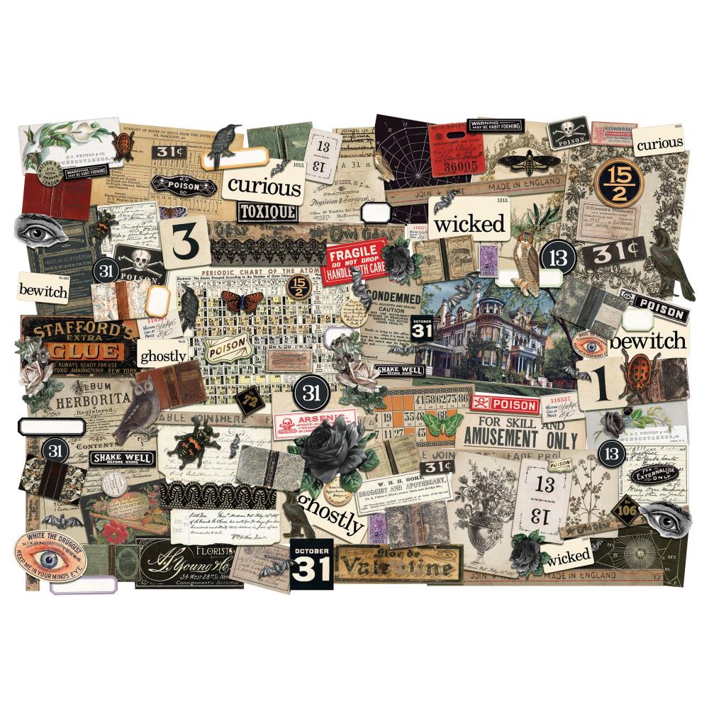 Tim Holtz - Idea-ology Halloween 2023 - Ephemera Pack