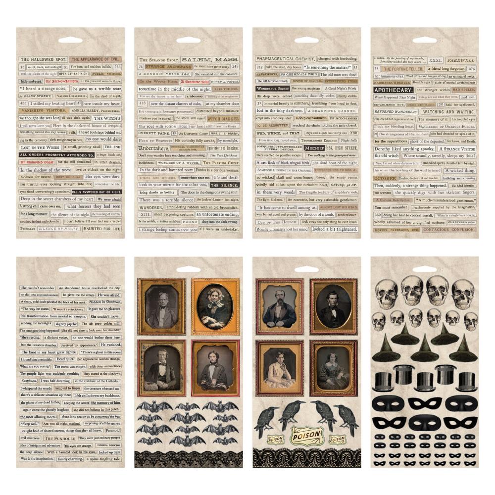 Tim Holtz - Idea-ology Halloween 2023 - Stickerbook