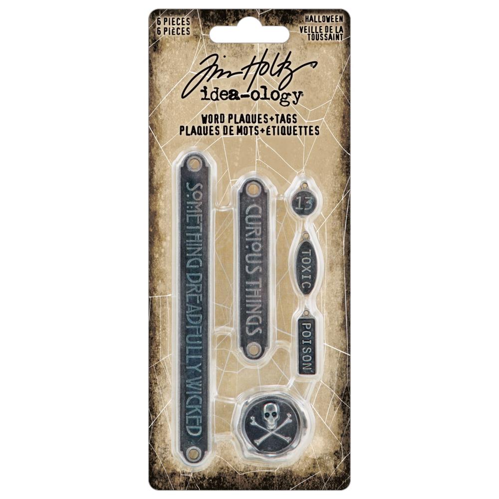 Tim Holtz- Idea-ology - Halloween 2023 - Word Plaques