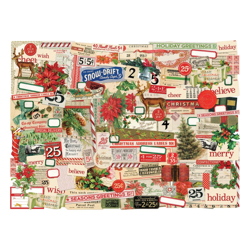 Tim Holtz - Idea-ology Christmas 2023 - Ephemera Pack