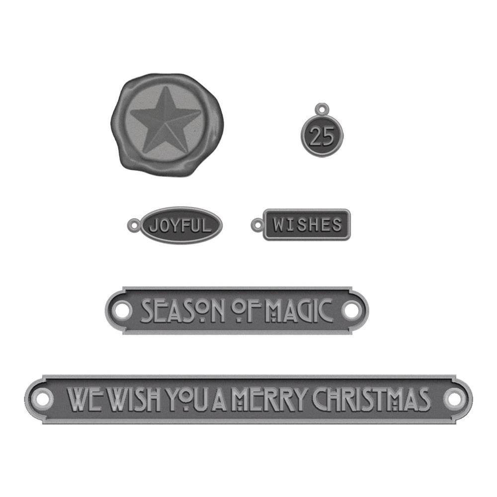 Tim Holtz- Idea-ology - Christmas 2023 - Word Plaques