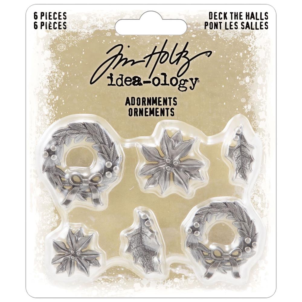 Tim Holtz - Idea-ology - Christmas 2023 - Adornments - Deck the Halls