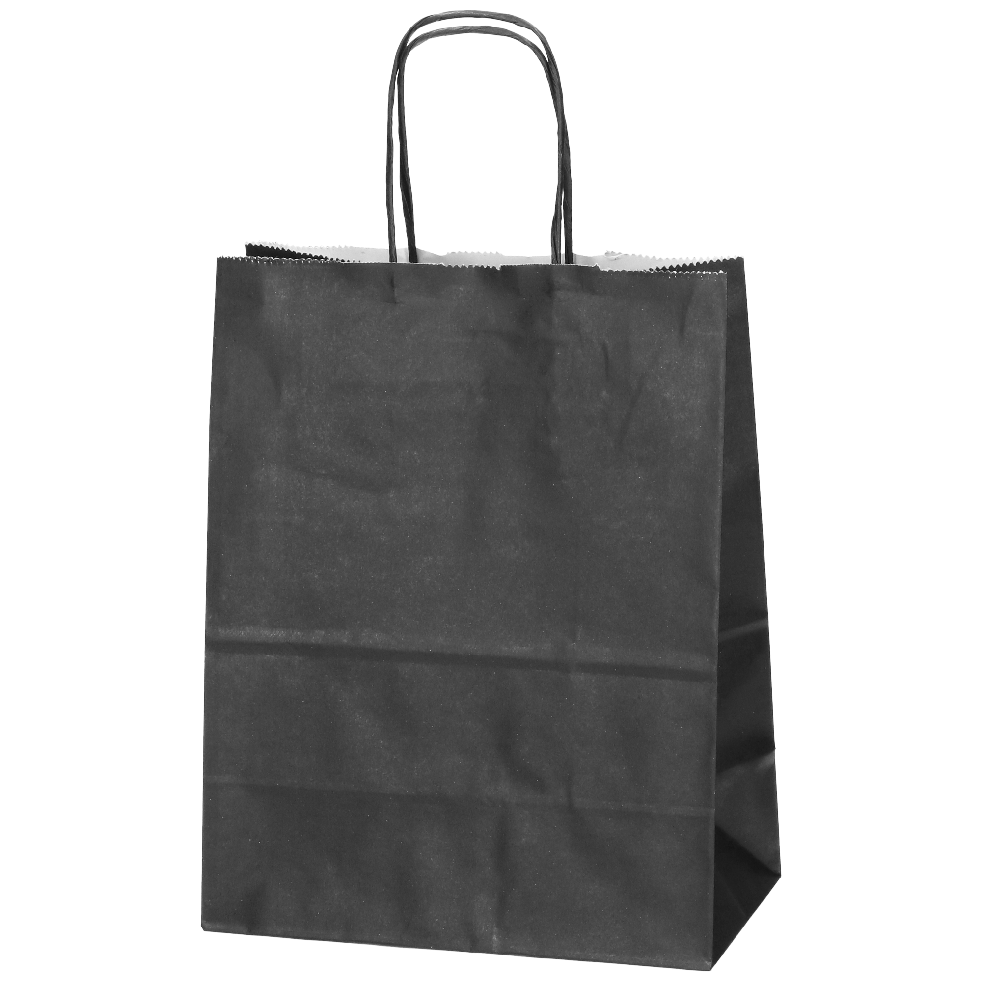 Papirposer - Sort m/hank - stk 5