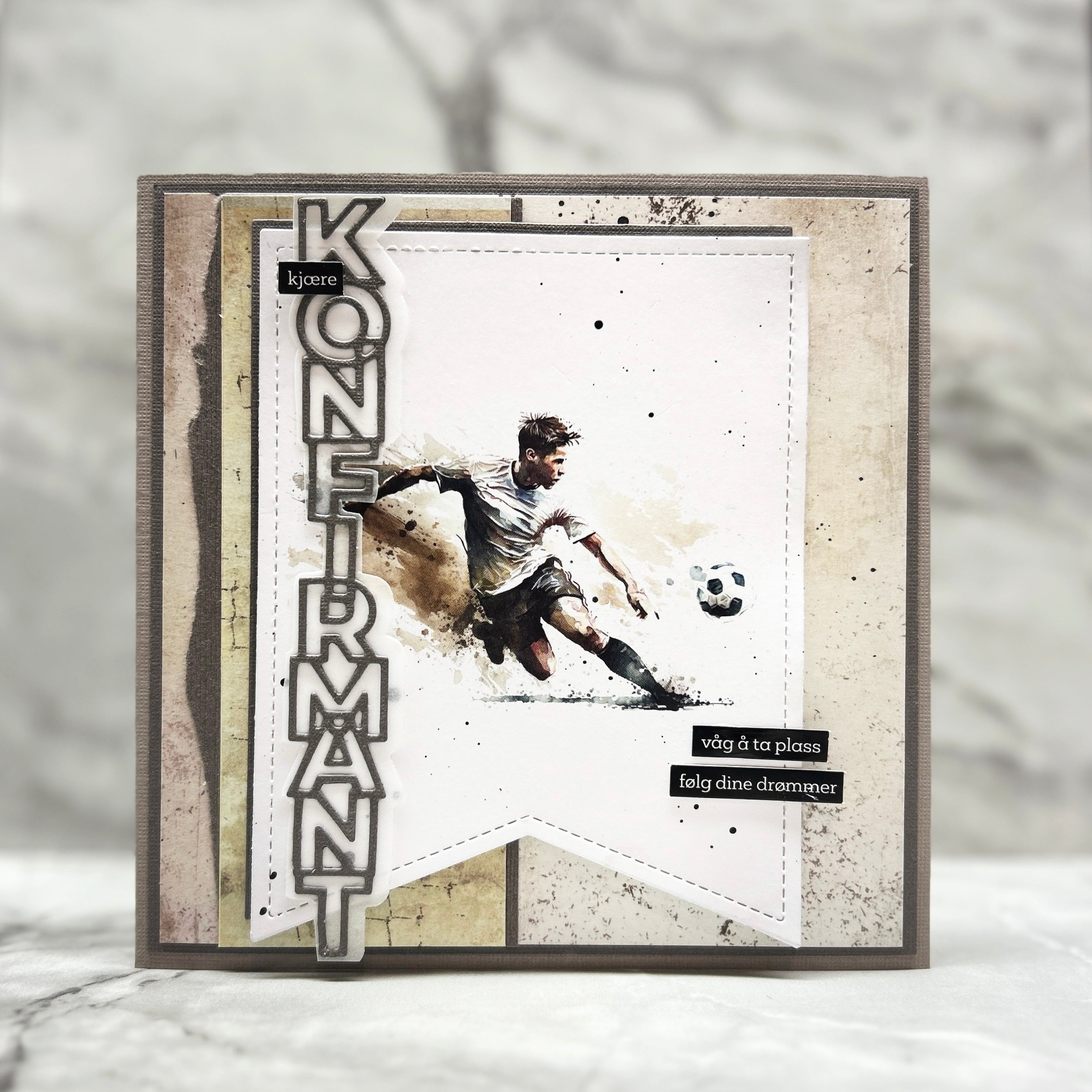 Kort & Godt - Dies - Konfirmant  - m/ skygge