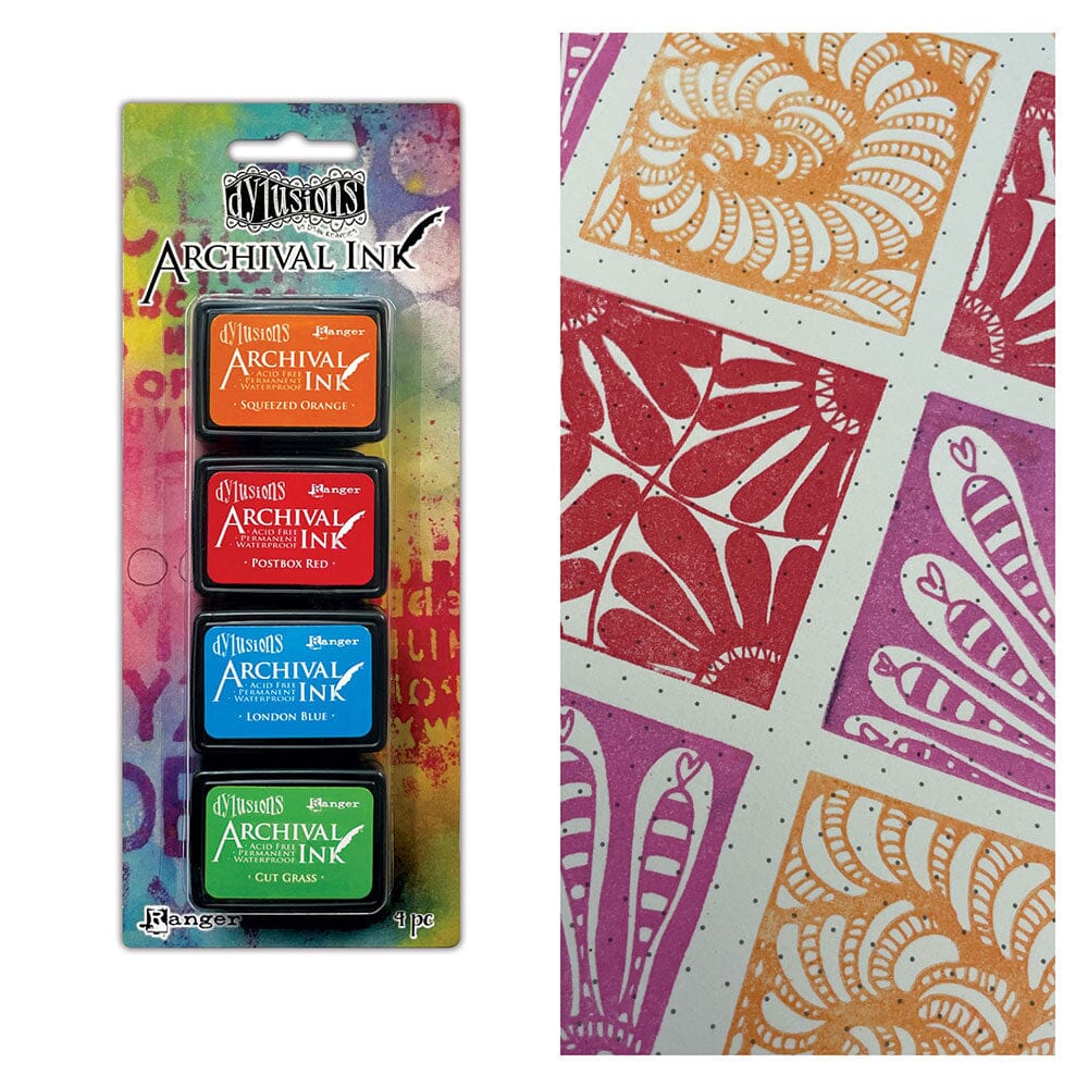 Ranger - Archival Ink Pad - Dylusion -  Mini Archival Pad Kit - #2