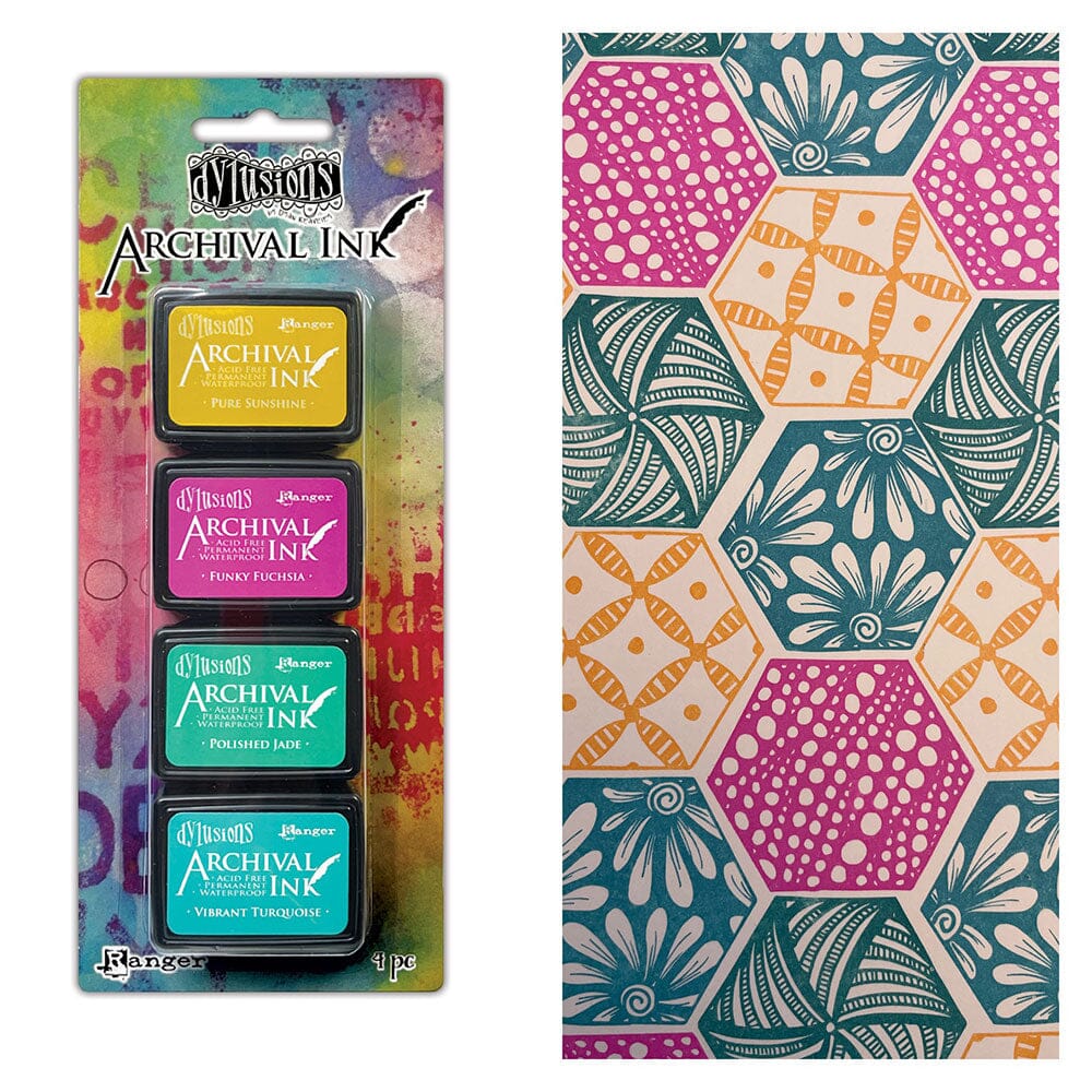 Ranger - Archival Ink Pad - Dylusion -  Mini Archival Pad Kit - #3