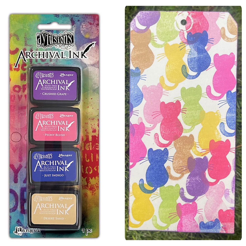 Ranger - Archival Ink Pad - Dylusion -  Mini Archival Pad Kit - #6