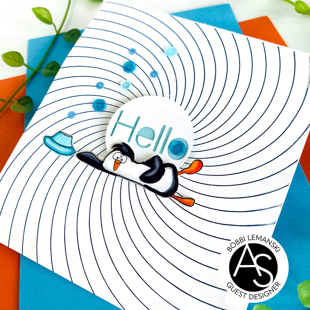 Alex Syberia Designs - Clear stamp set - Pengu-tastic Holiday - A6