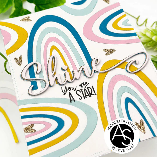 Alex Syberia Designs - Dies - Quirky Rainbow Die Set