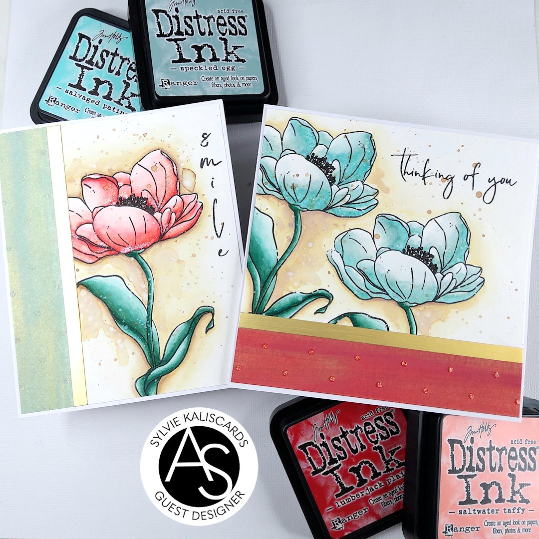 Alex Syberia - Layering  Stencil Set - Tulip Treasure