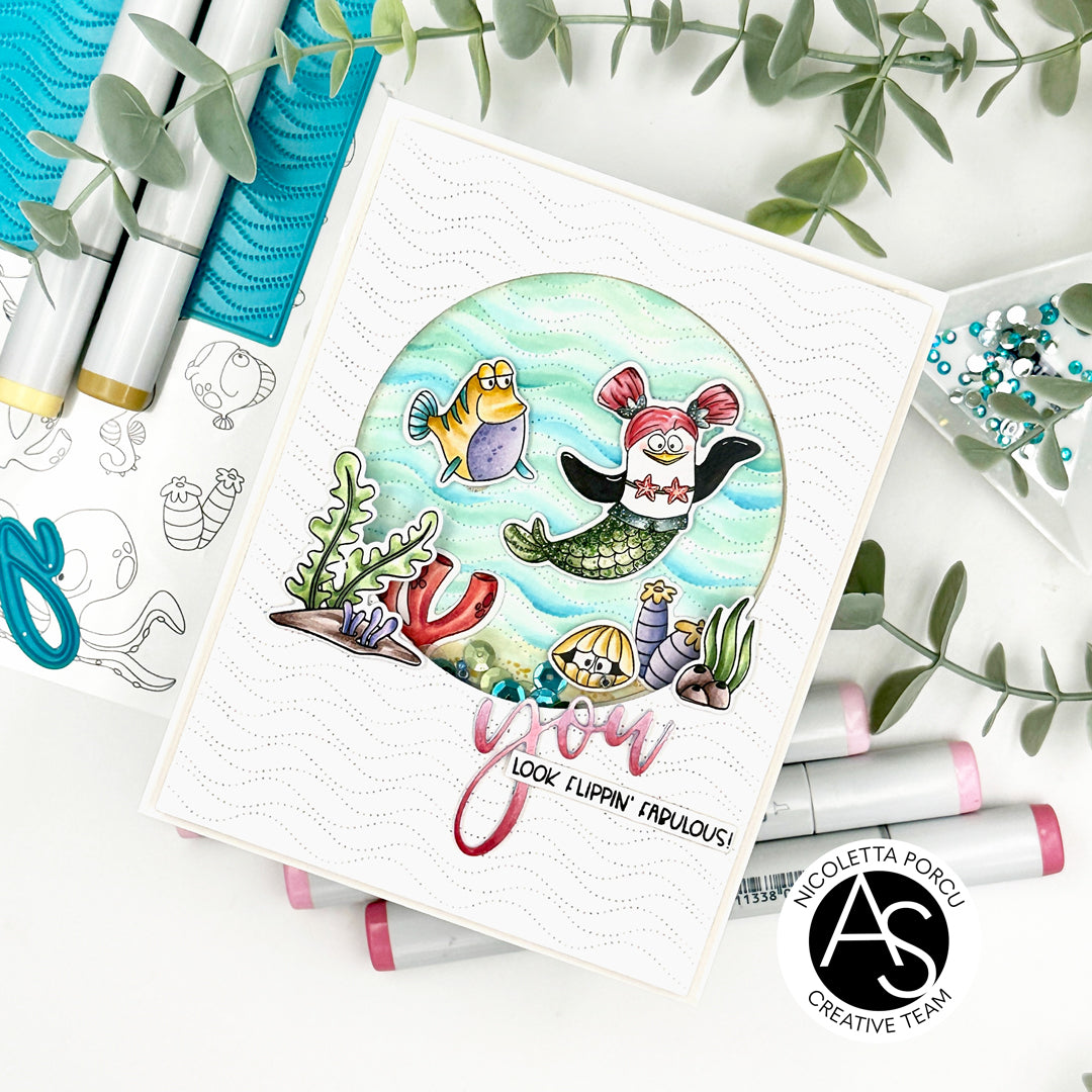 Alex Syberia Designs - Clear stamp set - Underwater Wonders - A6