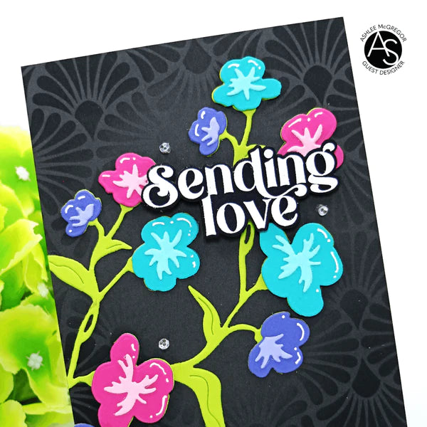 Alex Syberia Designs - Clear stamp set - For Her Sentiments