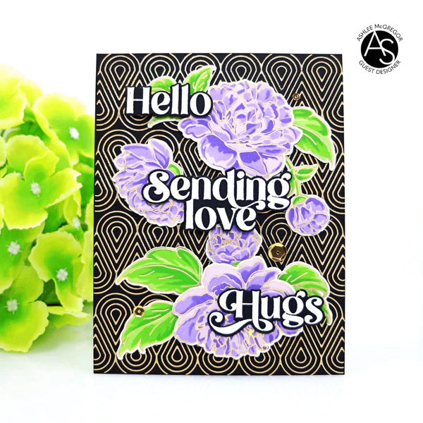 Alex Syberia Designs - Clear stamp set - For Her Sentiments