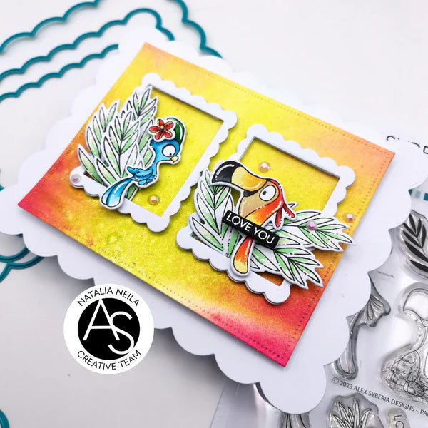 Alex Syberia Designs - Dies - Nested Scallop Frame Die Set