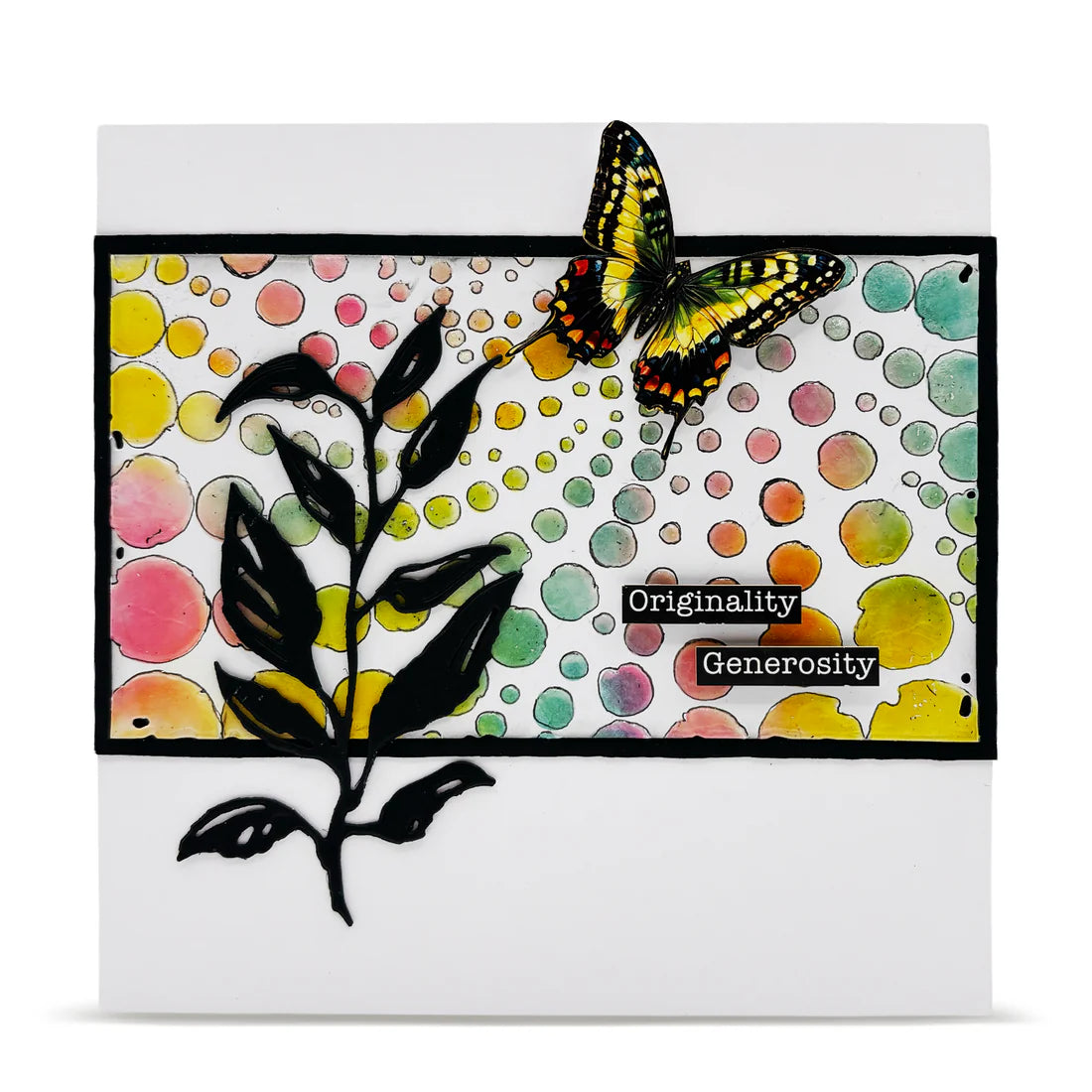 Aall and Create - Stencil - Center Spin - 6 x 6"