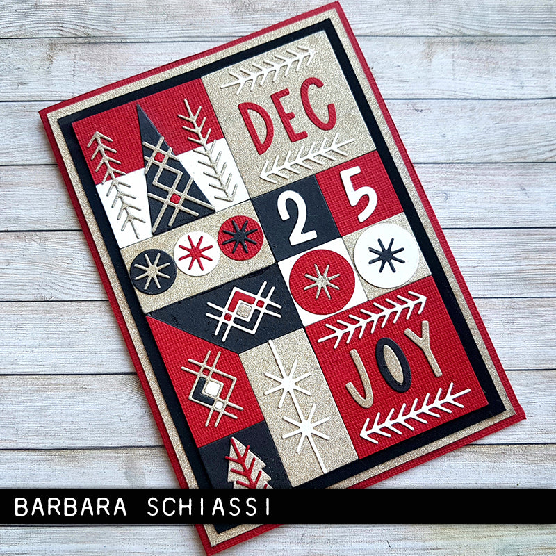 Sizzix - Tim Holtz - Thinlits  Dies - Holiday Blocks