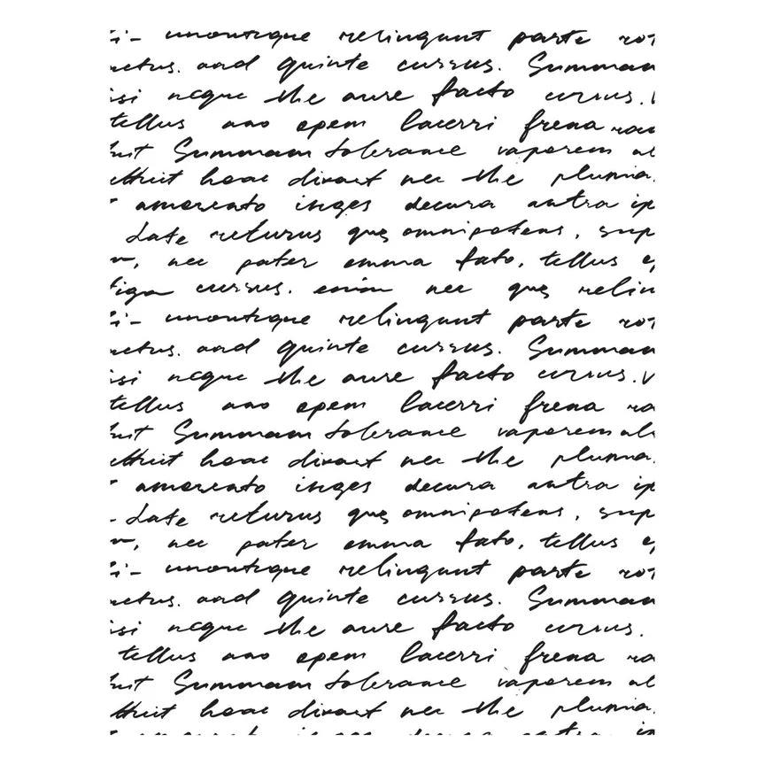 Spelbinders - BetterPress plate - Script Text