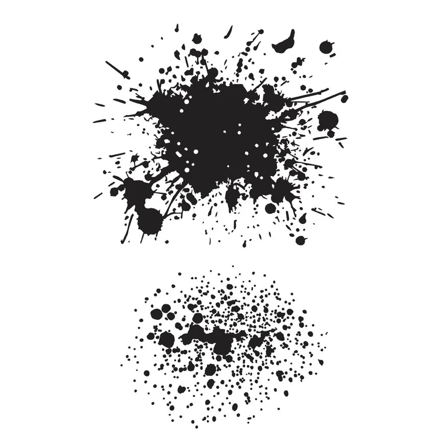 Spelbinders - BetterPress plate - Splatters