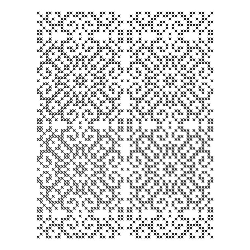 Spelbinders - BetterPress plate - Petite Criss Cross